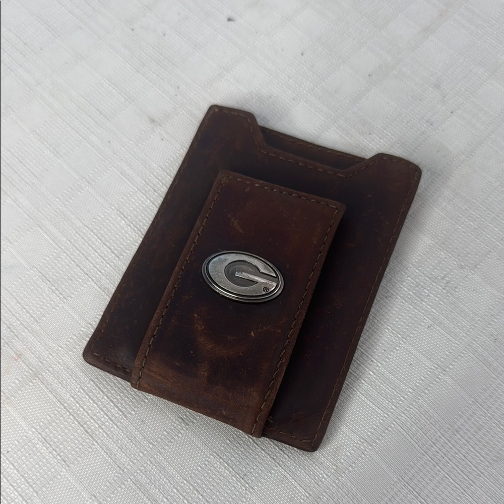 ZEP-PRO Georgia Bulldog Collegiate  Leather Front Pocket Wallet